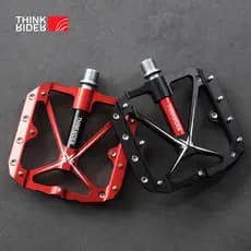 ThinkRider 3 Rolamentos Selados Pedais De Bicicleta Plana MTB Estrada Mountain Bike Plataforma Larga Acessórios Parte