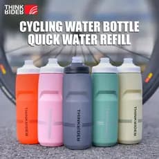 ThinkRider Bicicleta De Água Gelada Garrafa 610/710ml À Prova De Vazamentos Sem Sabor BPA Esportiva Caminhada De Acampamento Em Plástico