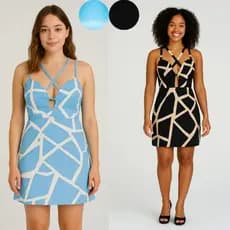 Vestido Feminino Casual Duna Midi Confortável Estampado Soltinho Com Alça Ajustável transpassada
