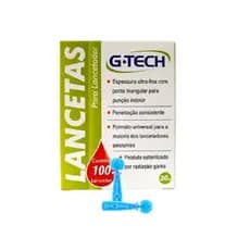 Kit Lancetas Para Lancetador Caixa Com 100 Unidades 28G - Gtech