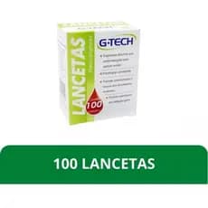 Lancetas G-Tech 30G para Lancetador com Ponta Triangular Indolor