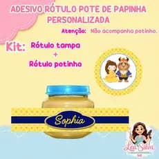 Rótulo Adesivos para pote Pa pinhas de Personalizados