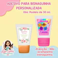 Adesivo para bisnaga de 30 ml Personalizada - Realizamos qualquer tema para sua festa rótúlo adesivo