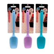 Colher de Silicone 20cm Cozinha Resistente ao Calor Antiaderente Não Risca Panela Prática Durável