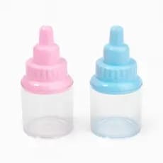 Kit 20 Mini Mamadeiras Decorativas Lembrancinha Para Chá De Bebê Festa Infantil Revelação E Maternidade