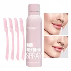 Spray Identificador De Cabelo Para Barbear Facial , Fórmula Suave , Cuidados Com Remoção De Pelos Em Removedor Eficaz ,
