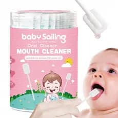 Gaze Para Limpeza De Língua De Bebê , Limpador Oral Descartável Escova De Dentes Gengivas Infantil , Bastão De Bebês Rec
