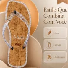 Chinelo Feminino Confortável Rasteirinha Anatômica Massageadora Solado Antiderrapante Macio 33 ao 40