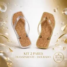 Kit 2 Pares Chinelo Feminino 33-40 Confortável Macio Massageador Anatômico Antiderrapante Casual Leve