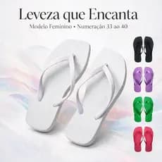Chinelo Feminino Confortável Estampado | Chinelo de Dedo Leve para Praia Piscina Verão Dia a Dia do 33 ao 40