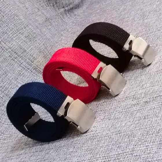 Cinto de Lona Estilo Militar e Esportivo/ Material Resistente para o seu dia-a-dia.