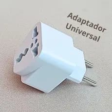 Adaptador Tomada Universal Padrão Europeu/UK para Brasil 10A 250V Bivolt 110V/220V