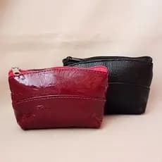 Porta Moedas e Documentos Feminino de Couro Legítimo Cabe Identidade, Cartões, Dinheiro, Moedas, Chaves, etc.