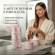 Bio Reconstrução Kwai – Força, Brilho e Alinhamento | Shampoo, Condicionador ou Máscara