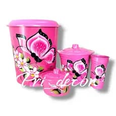 Kit de lixeira com pedal 12 litros+ kit pia 3 peças kit cozinha