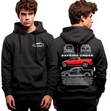 Moletom Casaco De Frio Carro Saveiro Cross Estilosa