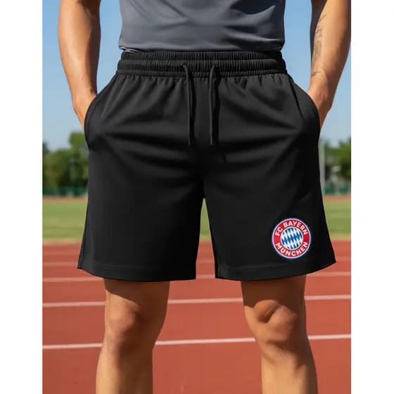 Short Tactel Time Esportivo Bayern München Bermuda Confortável Para Homens