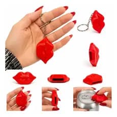 Chaveiro Abridor de Latas Boca - Chaveiro Mochila Bolsa Evita quebrar as unhas
