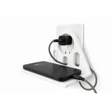Suporte para Celular em Tomada – Porta Celular para Carregamento – Organizador de Parede