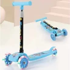 Patinete Infantil 3 Rodas De Led Dobrável Scooter Crianças