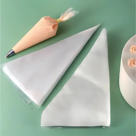 Saco De Confeitar Descartável Confeitaria Culinária C/100 Unidades