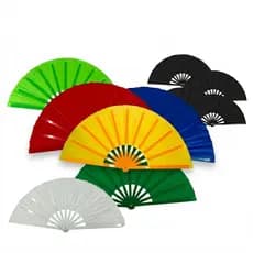 Leque Colorido Para Festa Dança Carnaval Decoração Leque Verão Varias Cores - 4848