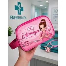 Necessaire grande para enfermeira e Téc. Enfermagem | Nécessaire enfermagem para dia a dia