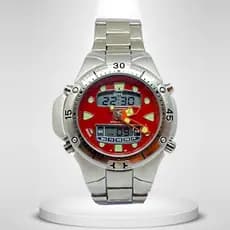 Relógio Masculino Aqualand II Digital e Analógico Relogio com Pulseira de Aço à Prova D'Água