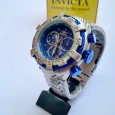 Relógio Thunder Booster | Prata Luxuoso | Modelo de Alta Presença