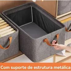 Caixa de Armazenamento Organizadora Dobrável com Divisórias em Grade para Roupas Íntimas, Calças, Meias e Gavetas YY147