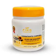 Hidratante Corporal Óleo de Girassol 240gr Para Todos Tipos de Peles - Pele Ressecada - Pele Sensível