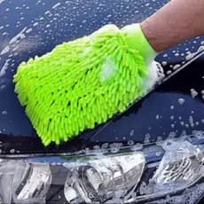 Kit 1 2ou 4 Luvas de Microfibra Multifuncional Superfina para Limpeza Lavagem de Carro  Limpeza Luva de Microfibras