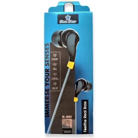 Fone de Ouvido fellthe Real Extra Bass com Microfone Blue Start em cabo P2