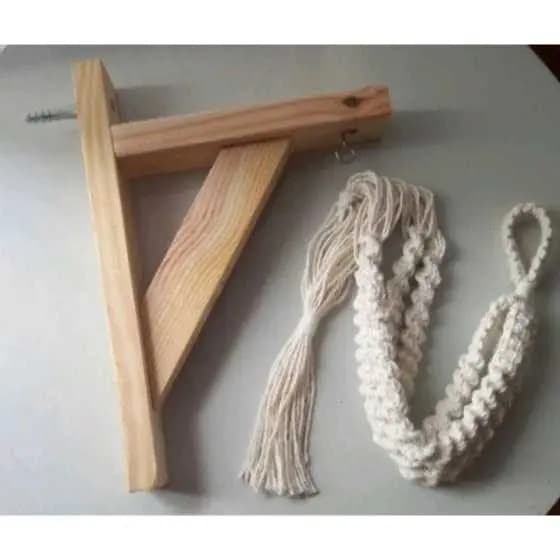 SUPORTE HANGER BIG GRANDE + MÃO FRANCESA e PARAFUSOS COM GANCHO GRÁTIS