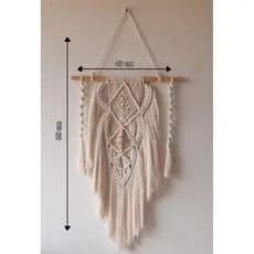 Painel Folha Grande Decoração Boho macrame
