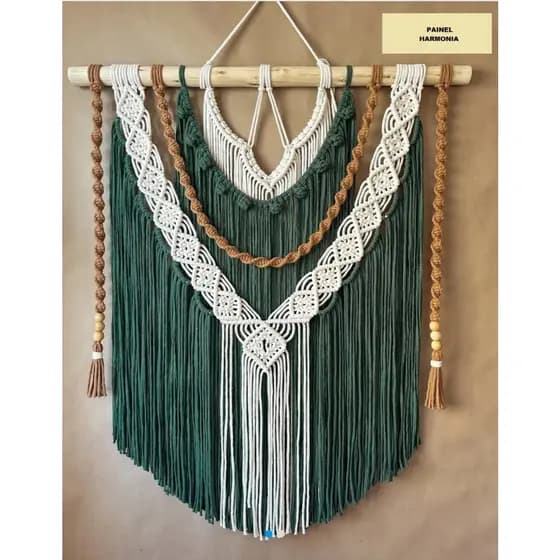 Painel Harmonia Boho Chic Rustico Grande