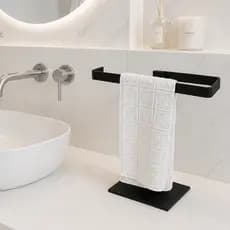 Porta Toalha Lavabo de Bancada Suporte Para Toalha de Rosto