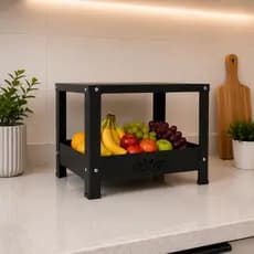 Fruteira Para Bancada Mesa Organizador De Frutas Cesto Multiuso Frutas Legumes Luxo Premium