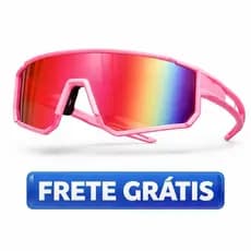 Óculos Rosa Feminino Esportivo UV400 para Ciclismo e Corrida