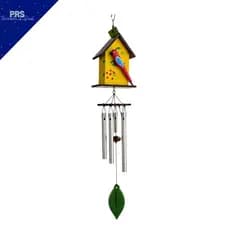 Sino Dos Ventos Arara Casinha Mdf Pintado Artesanal Decoração E Harmonia De Ambientes e Jardim