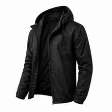 Corta Vento Unissex Impermeável Com Capuz Casual  Sportivo Corrida Academia Bolso Interno Ciclismo Pesca Inverno