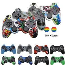 Capa de Silicone Antiderrapante Para Sony Ps3 / Ps2 Para Controlador Dualshock Joystick & Stick Grip