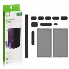 Tampa Superior Traseira À Prova De Poeira Tampões De Silicone Para Xbox Series X Console/PS5