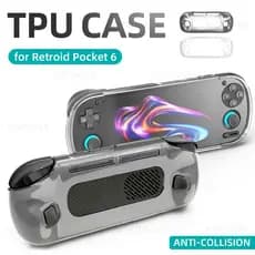 Capa Protetora Macia TPU Para Bolso Retroid 6 , Portátil , Transparente Acessórios