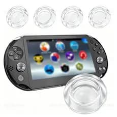 Tampas De Aperto De Polegar De Silicone Líquido Transparente Para Sony PS Vita PSV 1000/2000 Console Analógico Joystick