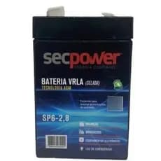 KIT 02 BATERIAS RECARREGAVEL 6V 2,8AH PARA ALARME, LUMINÁRIAS DE EMERGÊNCIA, AUTOMAÇÃO , BRINQUEDOS