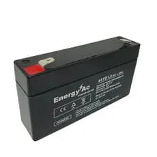 KIT 5 BATERIAS 6V 1,3AH PARA ALARMES , BALANÇA , LANTERNA , RELOGIO DE PONTO , AUTOMAÇÃO
