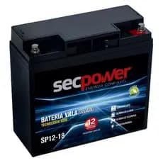 BATERIA SELADA RECARREGAVEL 12V 18AH PARA NO BREAK , ALARMES E AUTOMAÇÃO.