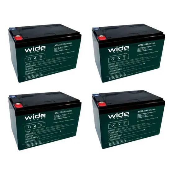 KIT 4 BATERIAS CICLO PROFUNDO 12V 15AH /12V 16AH PARA BICICLETA ELETRICA ,PATINETE, MOTOS ELETRICA.