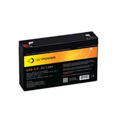 BATERIA SELADA RECARREGAVEL 6V 7,2AH PARA BRINQUEDOS E MOTINHAS BANDEIRANTES.